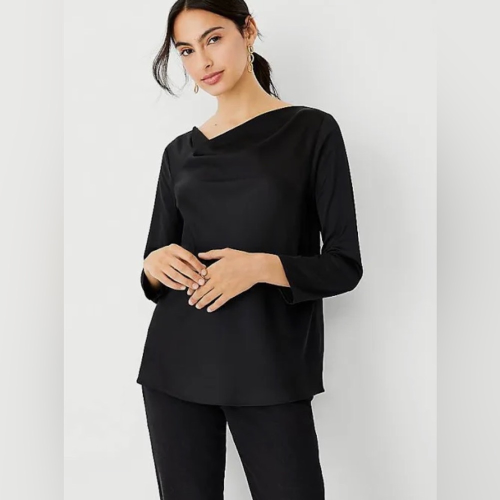 Ann Taylor Cowl Blouse